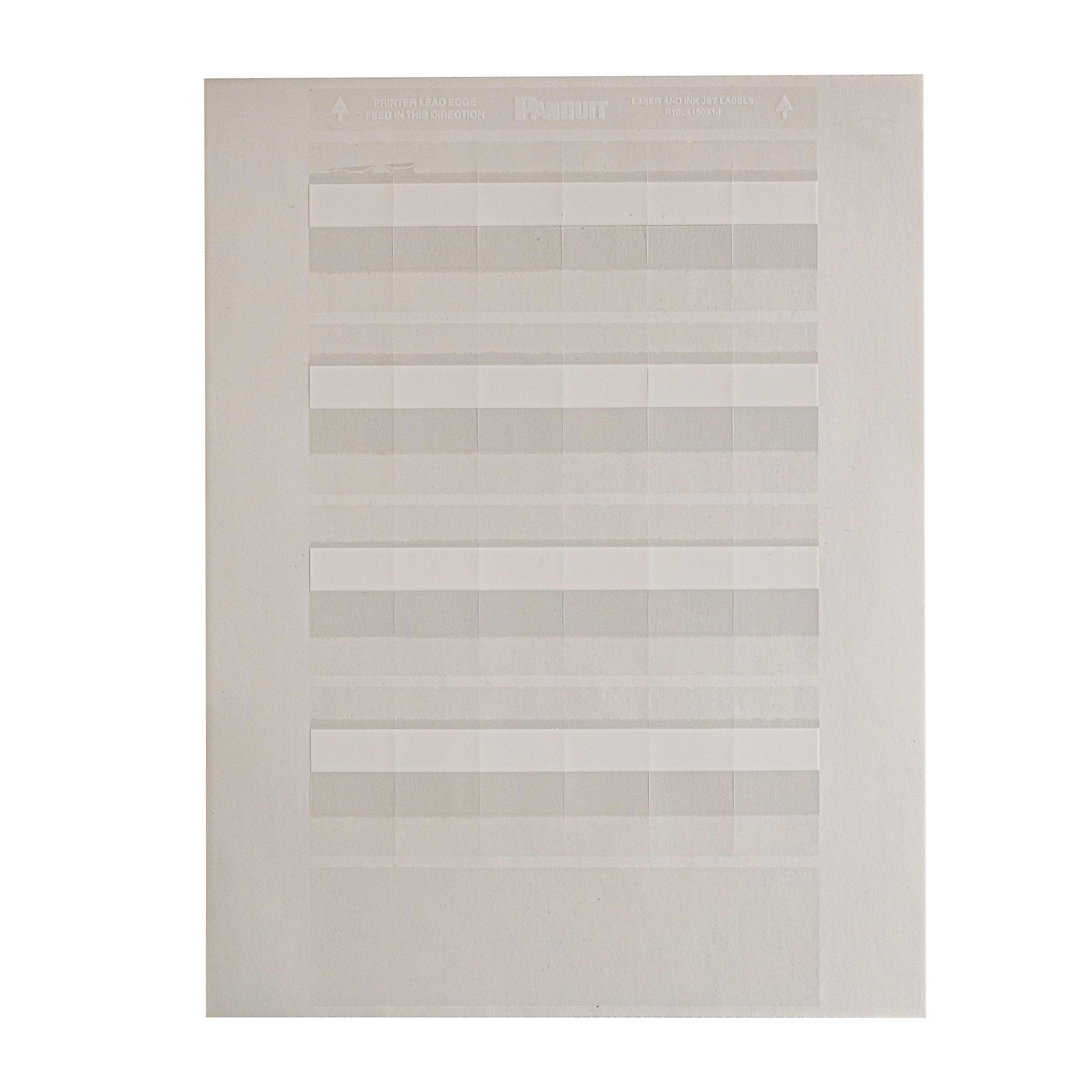 パンドウイット レーザープリンタ用セルフラミネートラベル 白 S100X225YAJ