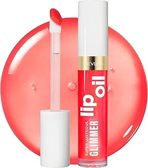 Super Lustrous Glimmer Lip Oil – Hydrating Lip Gloss Oil with Plant-Based Squalane, Conditioning Shine, Non-Sticky Cushion Feel, Plumping Gloss Finish, Glow Mama