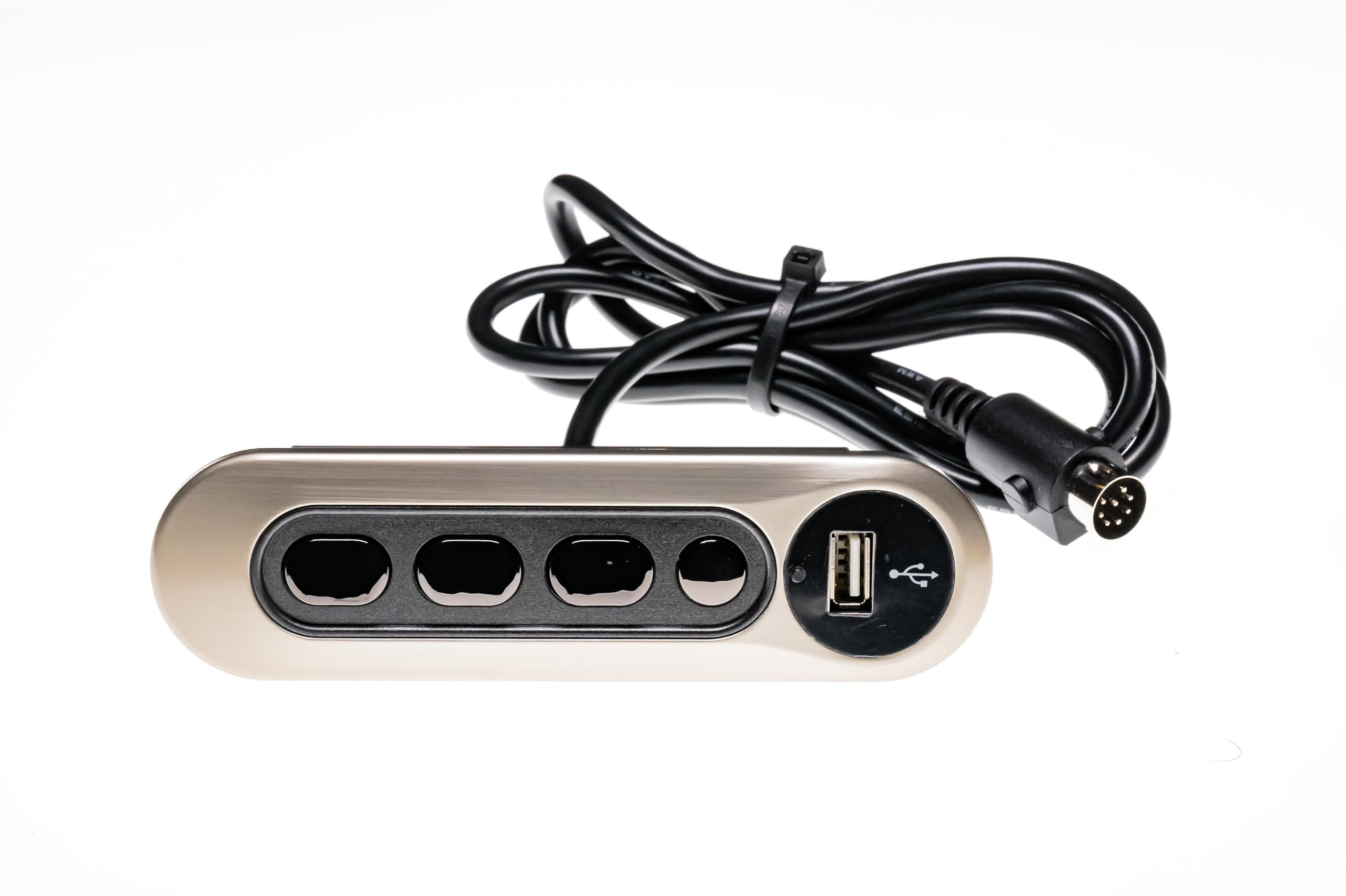 OMNiDRIVE Sofa Hand Controller Replacement Part for KAIDI Model KDH127E-001, 31100528(C) Electric Recliner Switch 7 Buttons with USB, Black,Lift Chair Couch seat (on Off Button for USB)