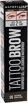 Maybelline New York Tattoo Brow Waterproof Eyebrow Gel No. 06 Deep Brown 5ml