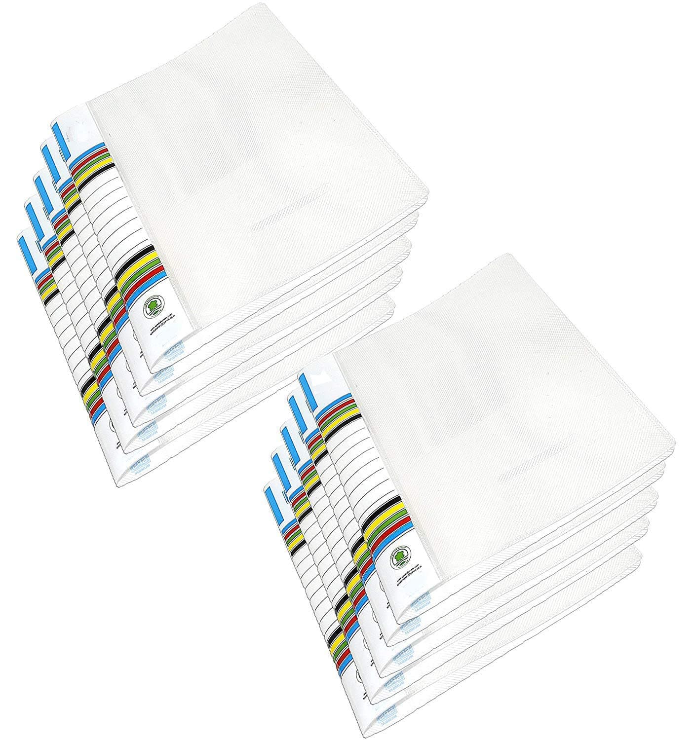 GreatDio (Alpine) A4 Folder Case Presentation Line Transparent Report File -10 Pieces