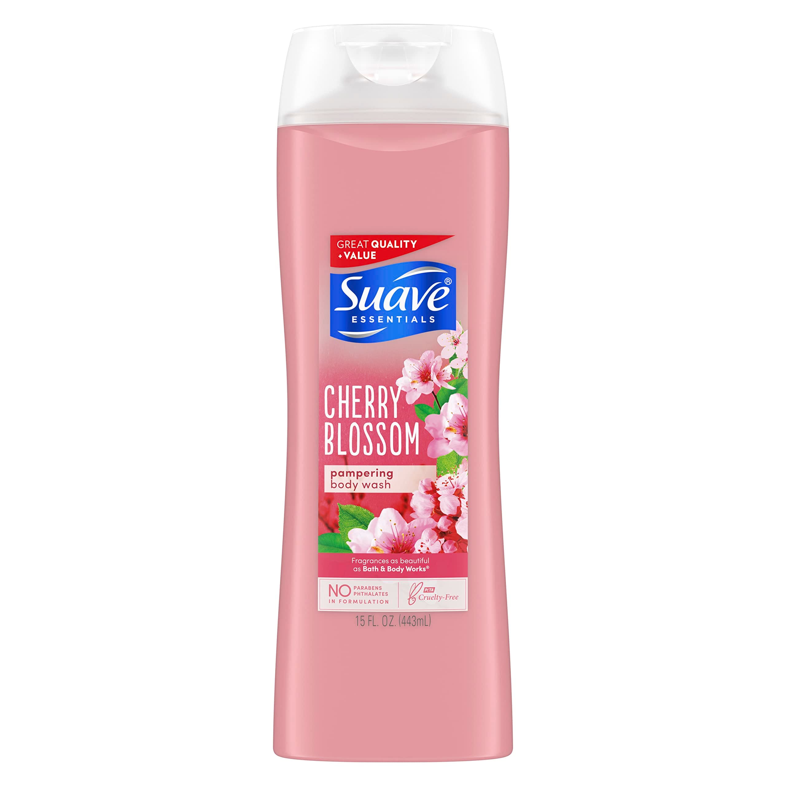 Suave Essentials Body Wash Wild Cherry Blossom