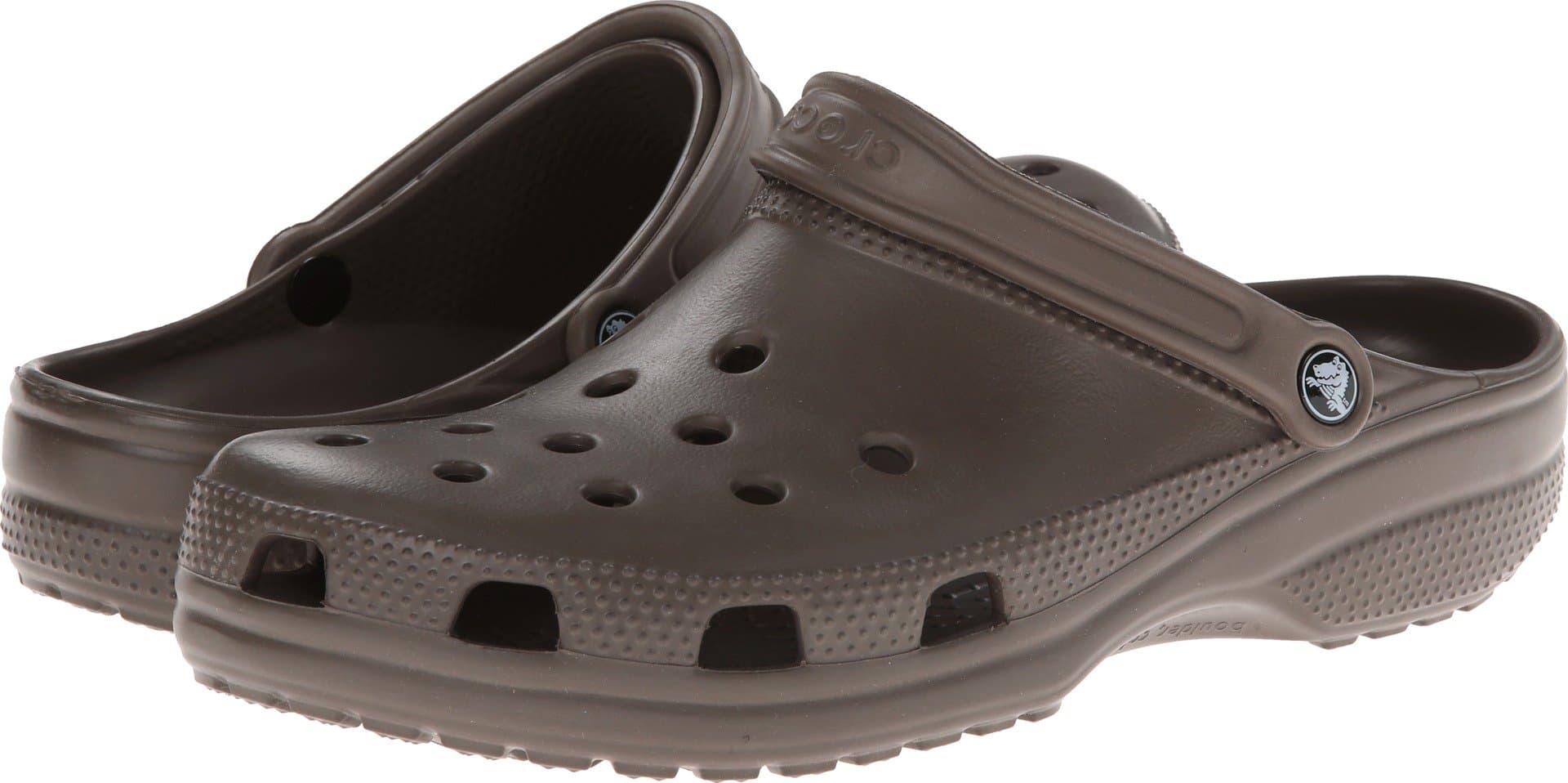 Crocs Unisex Classic Clogs Clogs, Chocolate,6 UK Men/ 7 UK Women