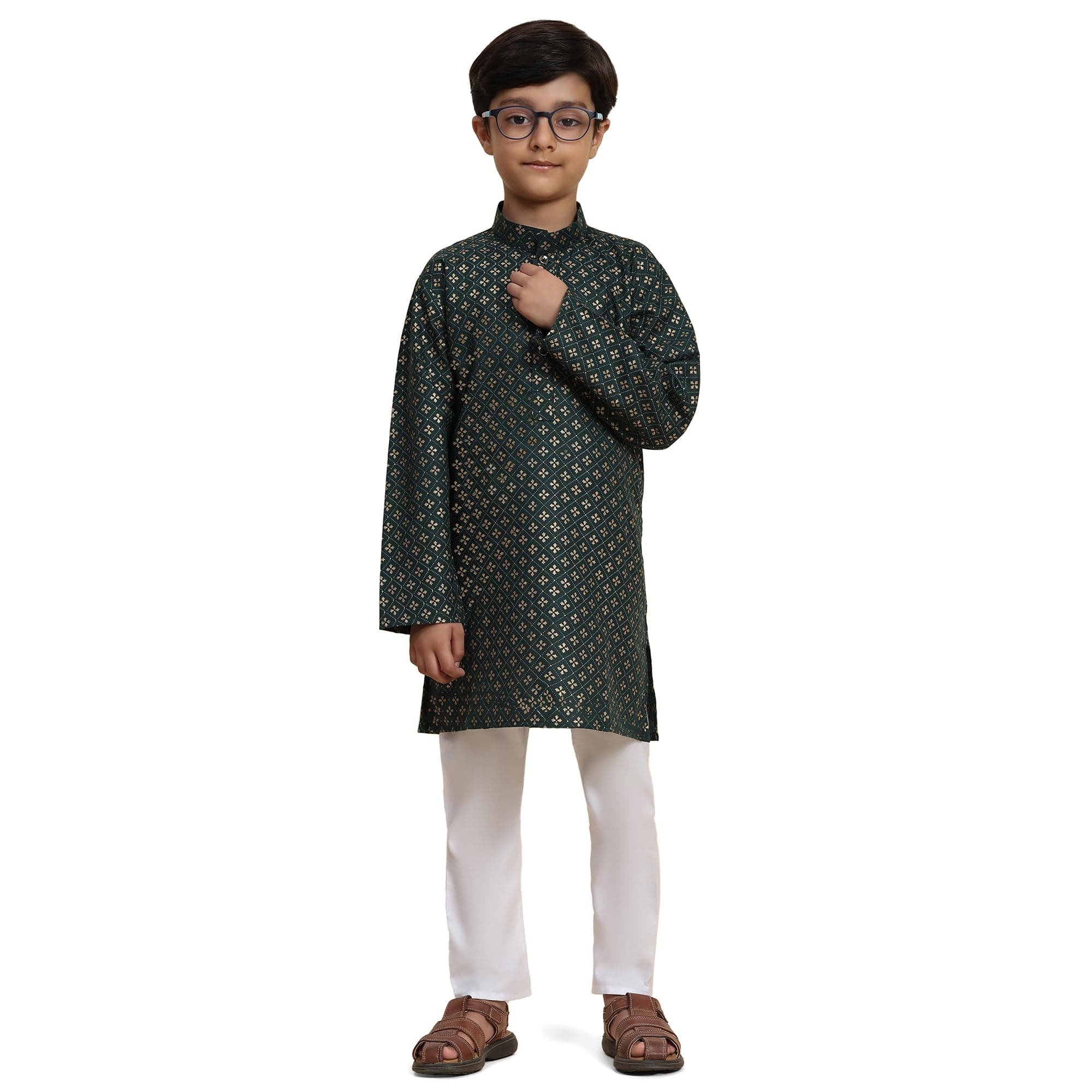Pro-Ethic Style Developer Boy's Cotton Solid s Kurta Pajama For Kid'S Ethnic Wear | Kurta Pajama Set