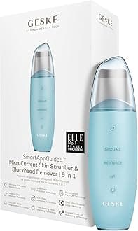 Geske Microcurrent Skin Scrubber & Blackhead Remover 9 In 1 Turquoise