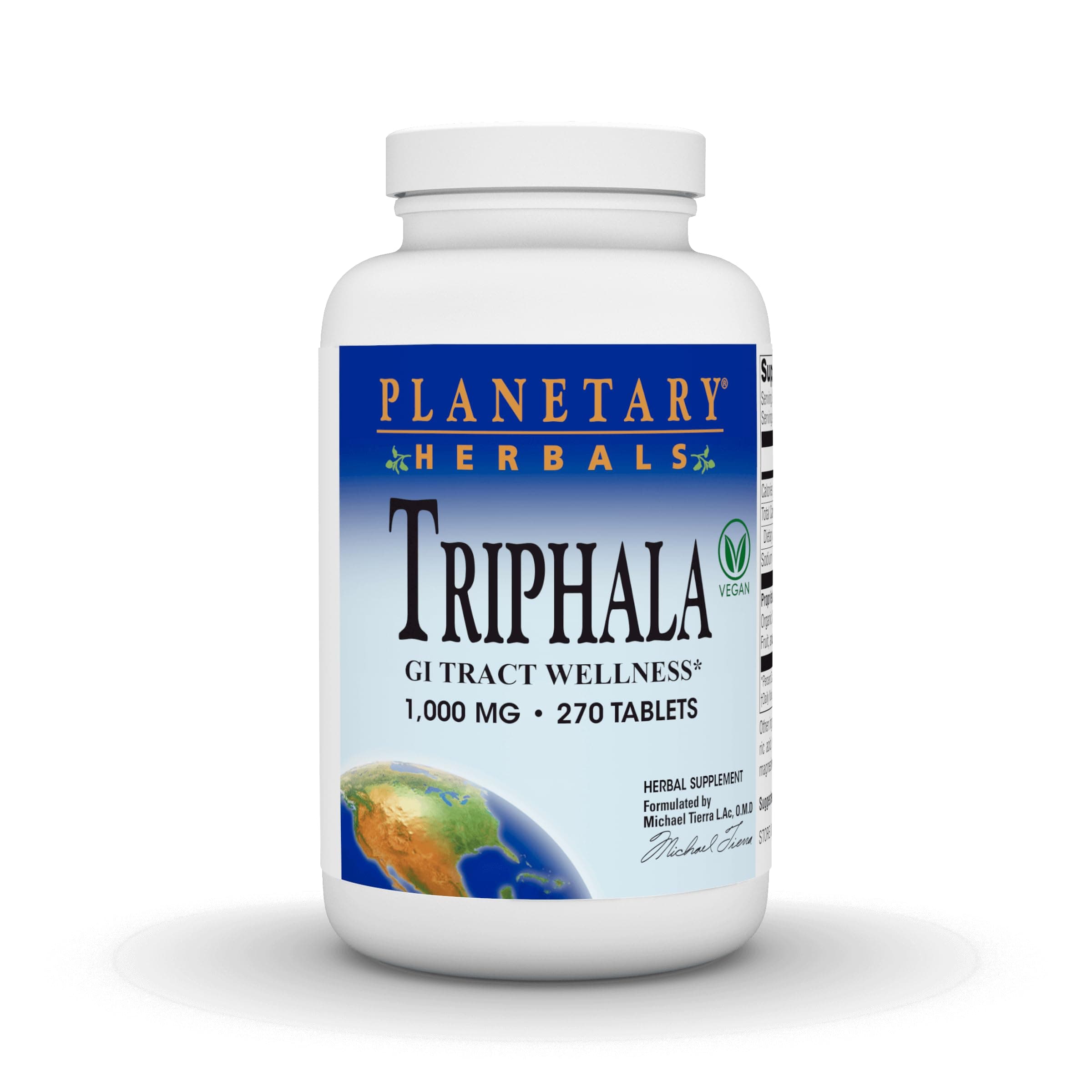 Triphala, 270 Tabs 1000 mg