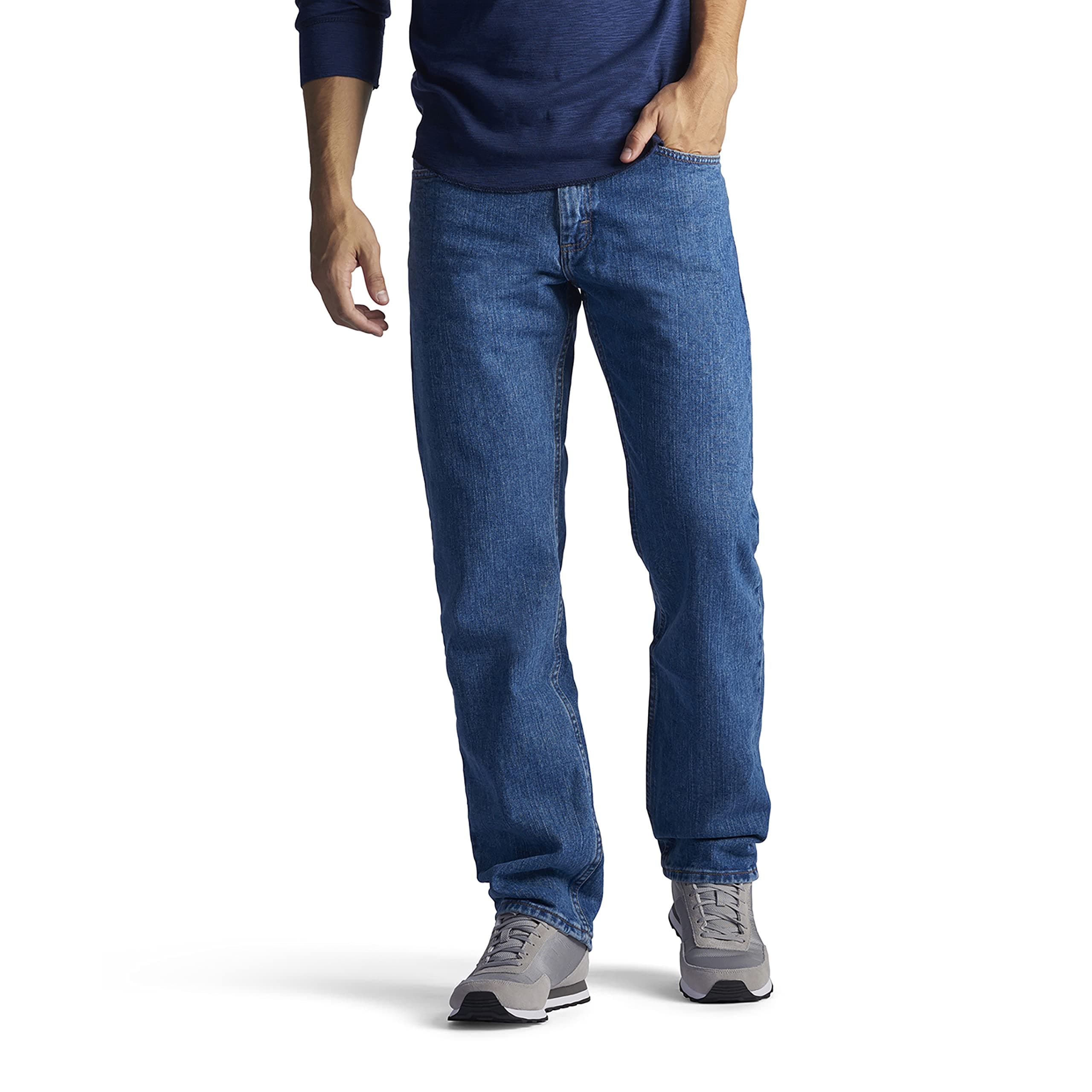 Men's Regular Fit Straight Leg Jean