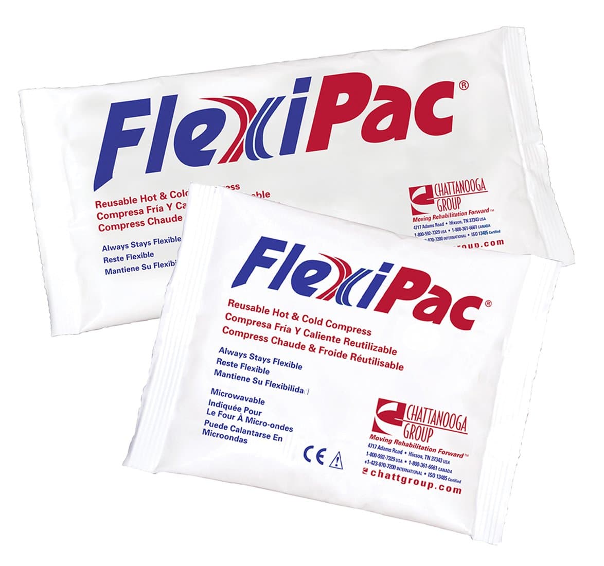 Reusable Hot/Cold Compress Pack - Bundle of 2 Packs: 5 x 6 inches and 5 x 10 inches