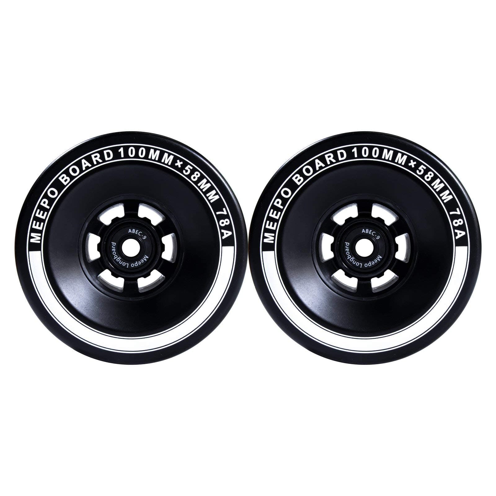 MEEPO Skateboard Wheels, 100 mm Offset Wheels (2 pcs)