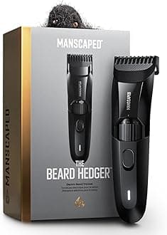 Manscaped Refining The Gentleman Beard Hedger™ Premium Precision Beard Trimmer, 20 Length Adjustable Blade Wheel, Stainless Steel T-Blade for Precision Facial Hair Trimmer, Trimmer