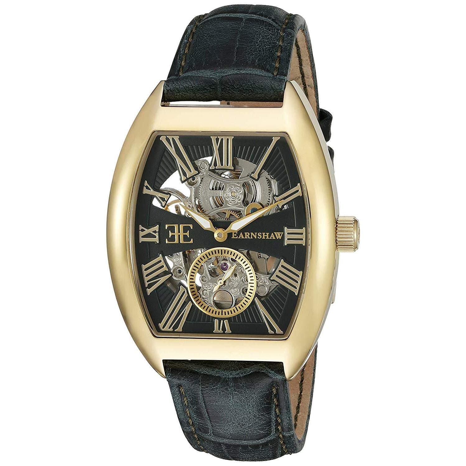 Thomas Earnshaw Men's ES-8015-05 Holborn Analog Display Automatic Self Wind Black Watch