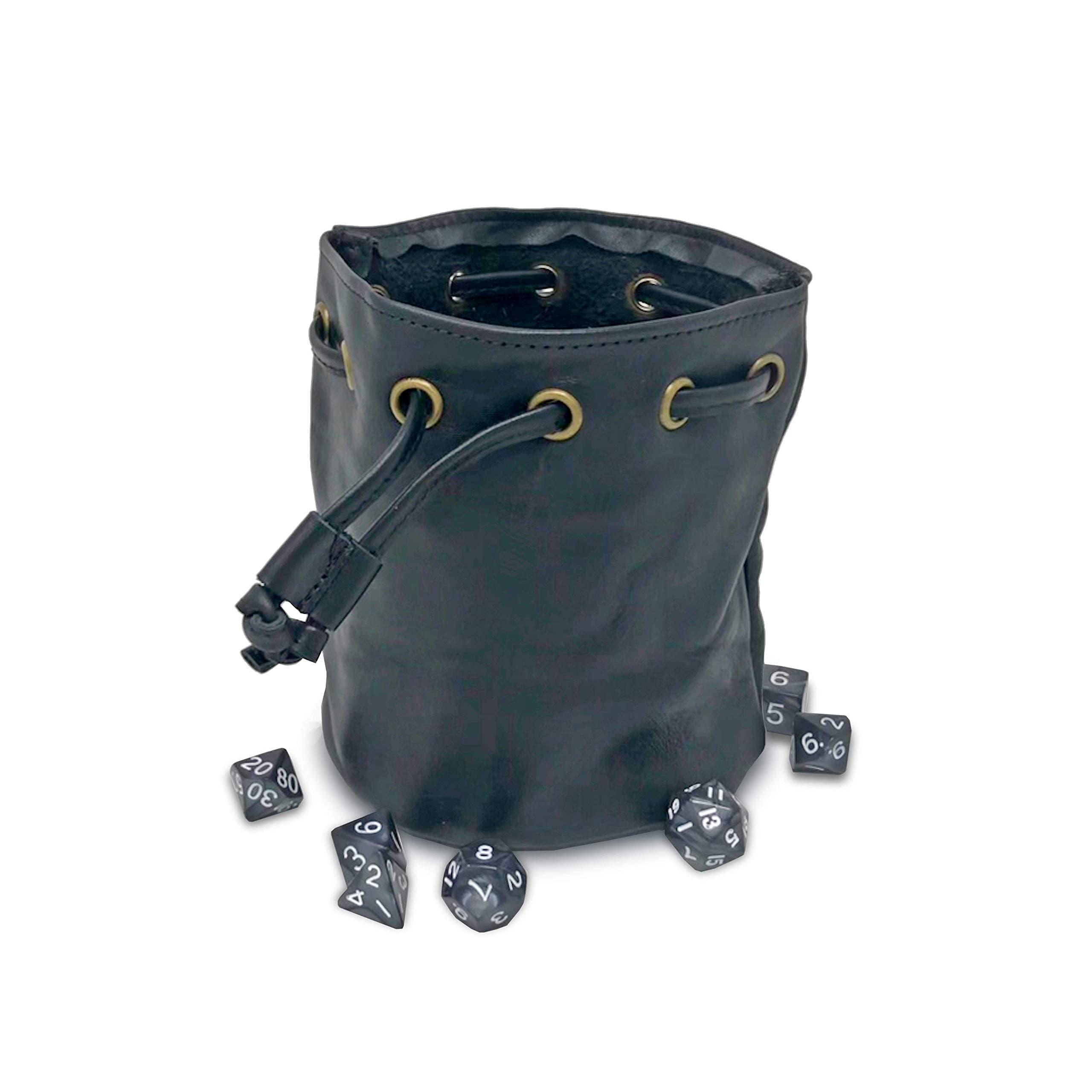 BirsppyYuanKanJu MEUSNo Dundra Drawstring Leather Dice Bag