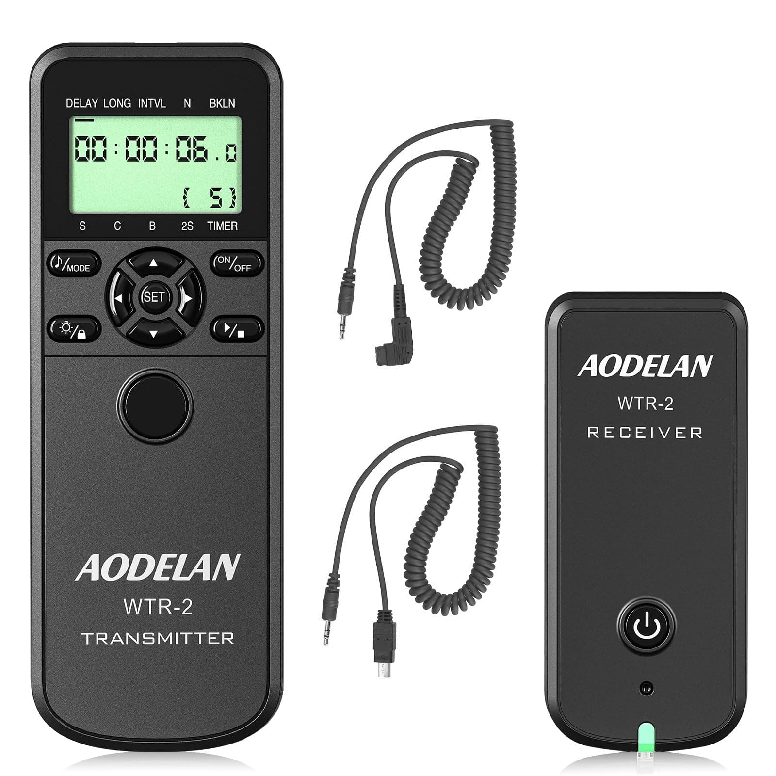 Camera Intervalometer Wireless Shutter Release Timer Remote Control for Sony a6400, a7III, a9, a77, a99, A7, A7 II, A7R IV, A7R II,A7RIII, a77II, a6500, a6300; Replace RM-L1AM and RM-SPR1
