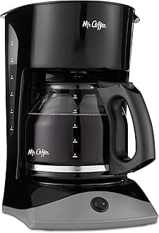 Mr. Coffee 12-Cup Coffeemaker, Black, SK13