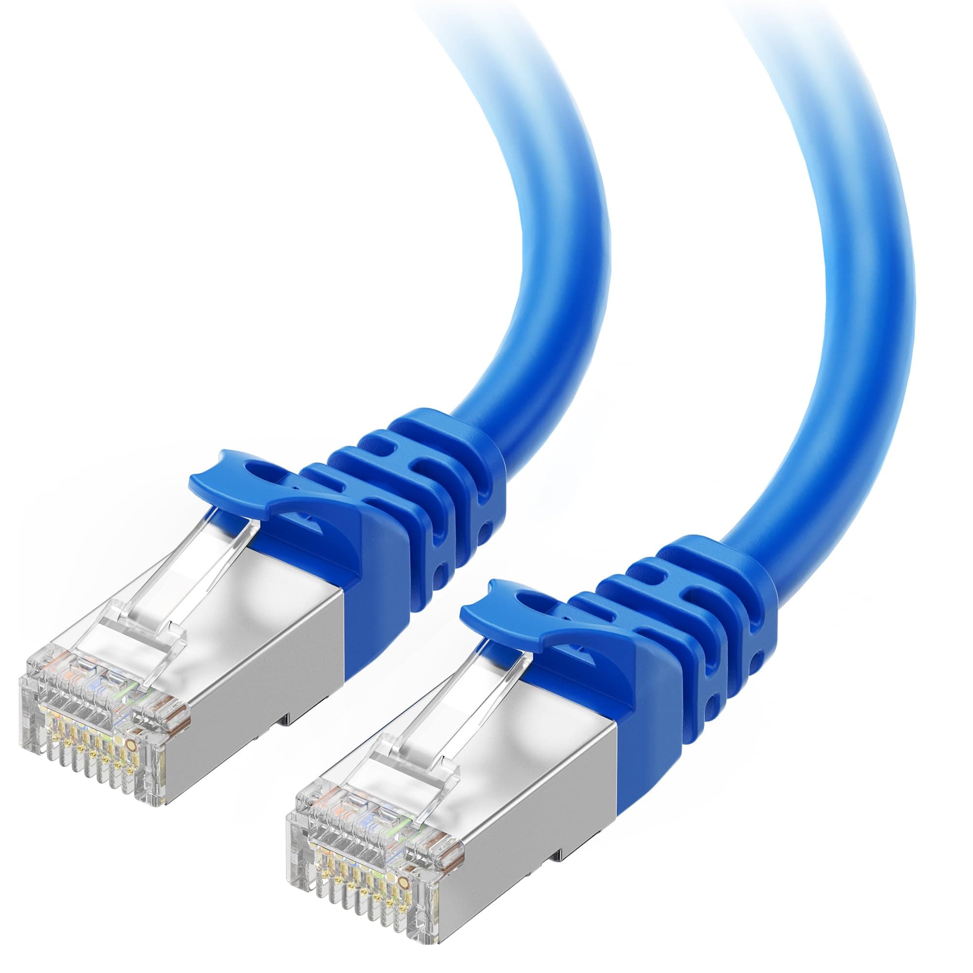 Cable Matters 10Gbps Snagless Shielded Cat 6A Ethernet Cable - 35ft, Cat 6A Cable, Cat6A Cord, Ethernet Cord, Blue