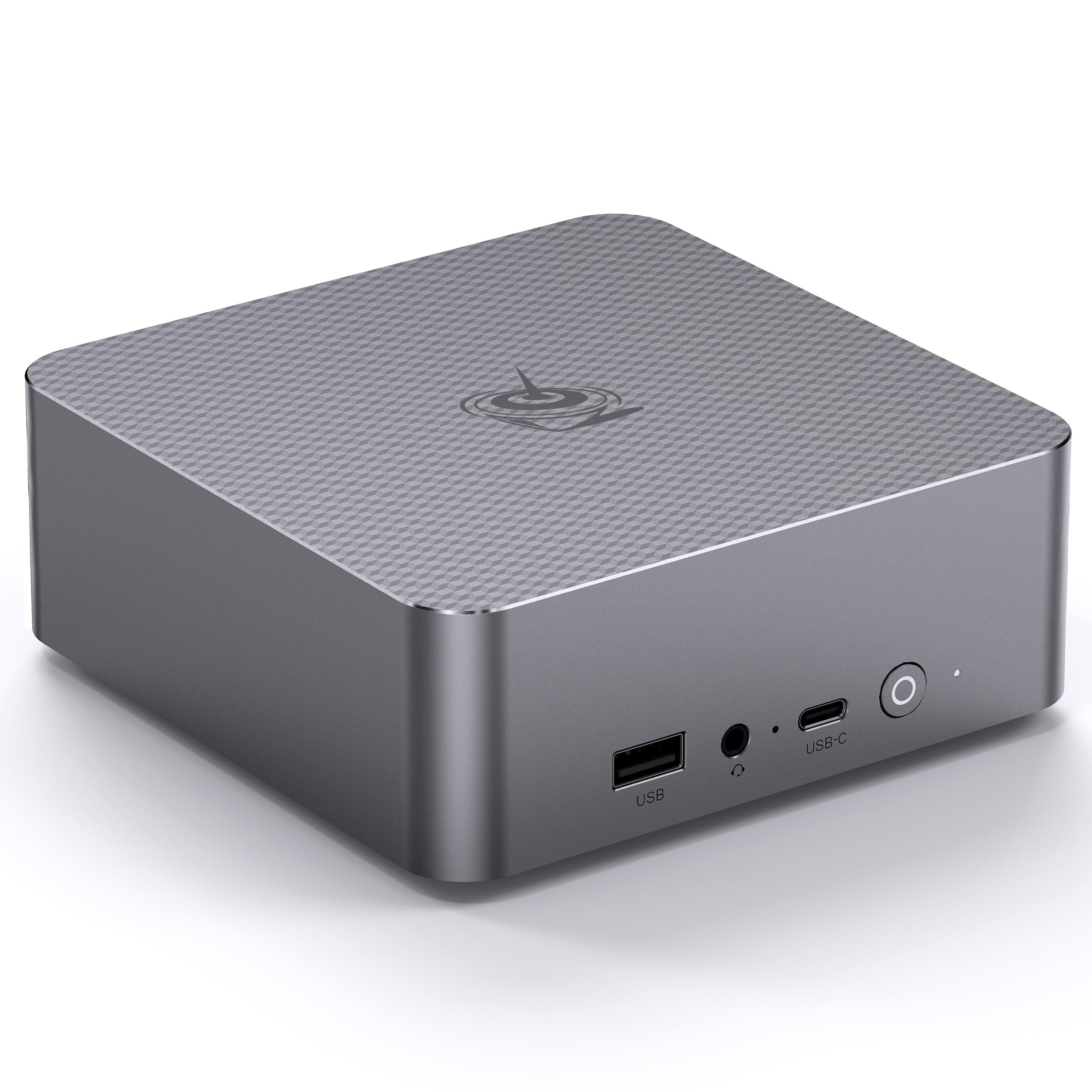 Mini PC EQi12, Intel Core 1220P(Max 4.4GHz, 10C/12T),16GB RAM 500GB PCle4.0 SSD Mini Computers, Dual LAN/Wifi6/BT5.2, Dual 4K Display, Built-in Power Supply Office Micro PC