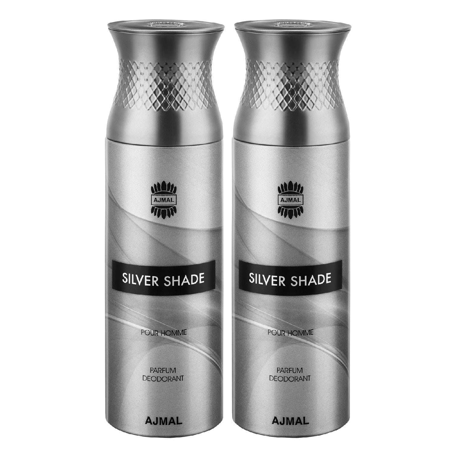 Ajmal SilverShade & SilverShade Deodorants Gift For Men (200 ml, Pack of 2)