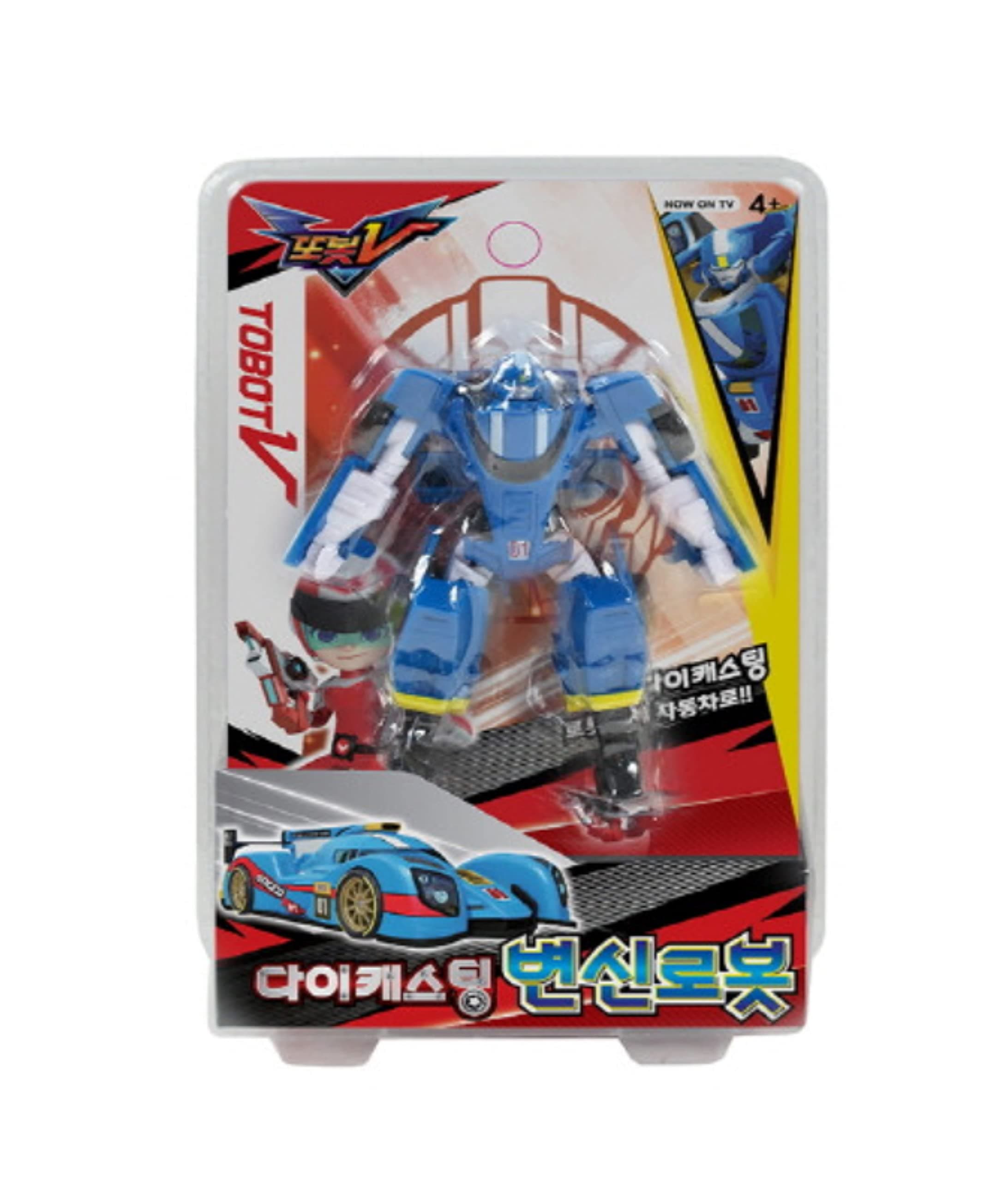 TOBOT V Mini Speed / A Type / 1ea / Trasformer Robot from car Toy / Korean Animation Robot Character / Age Recommended: 36+ Month