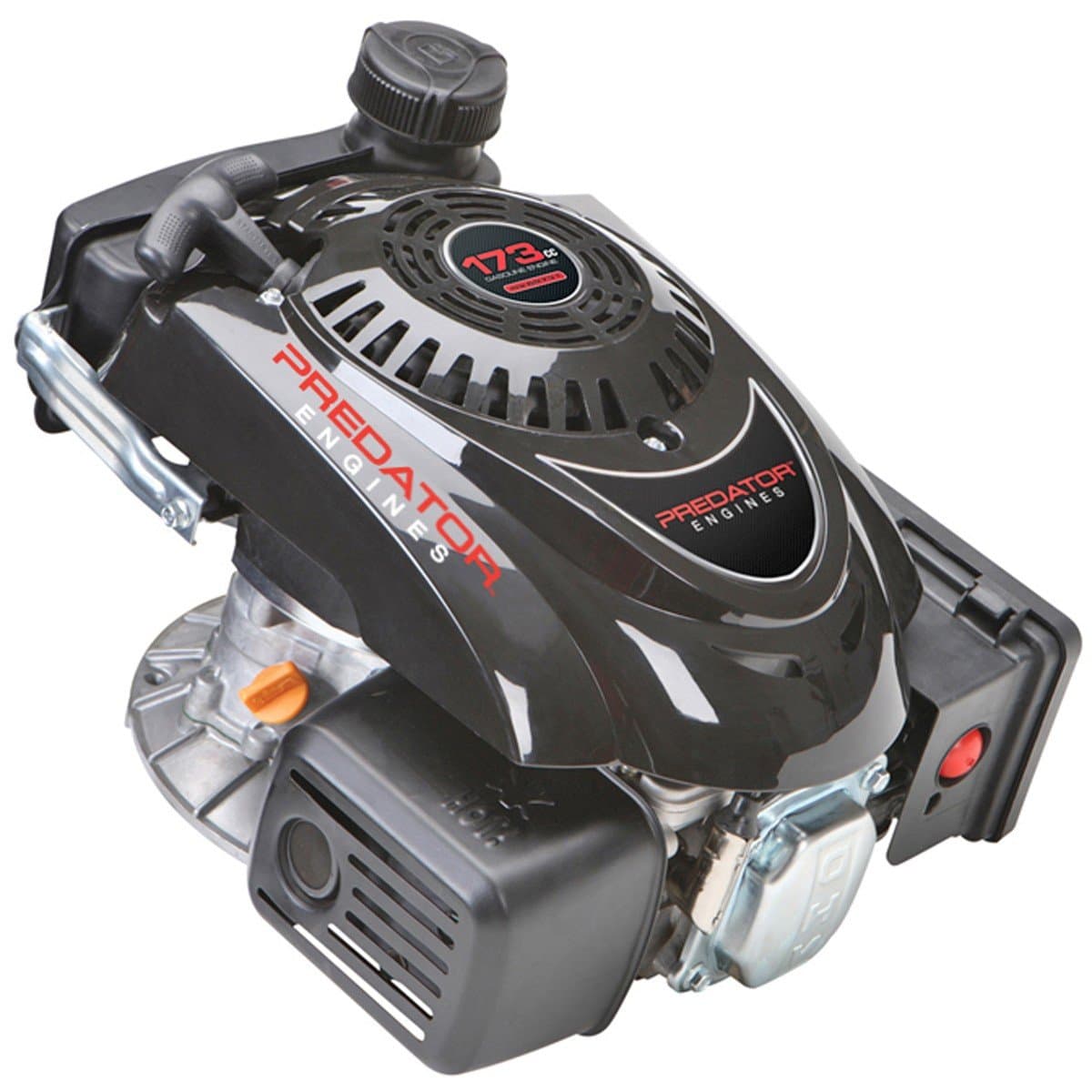 Predator 5.5 HP 173cc OHV Vertical Shaft Gas Engine - Certified for California; Fuel Shut Off and Recoil Start