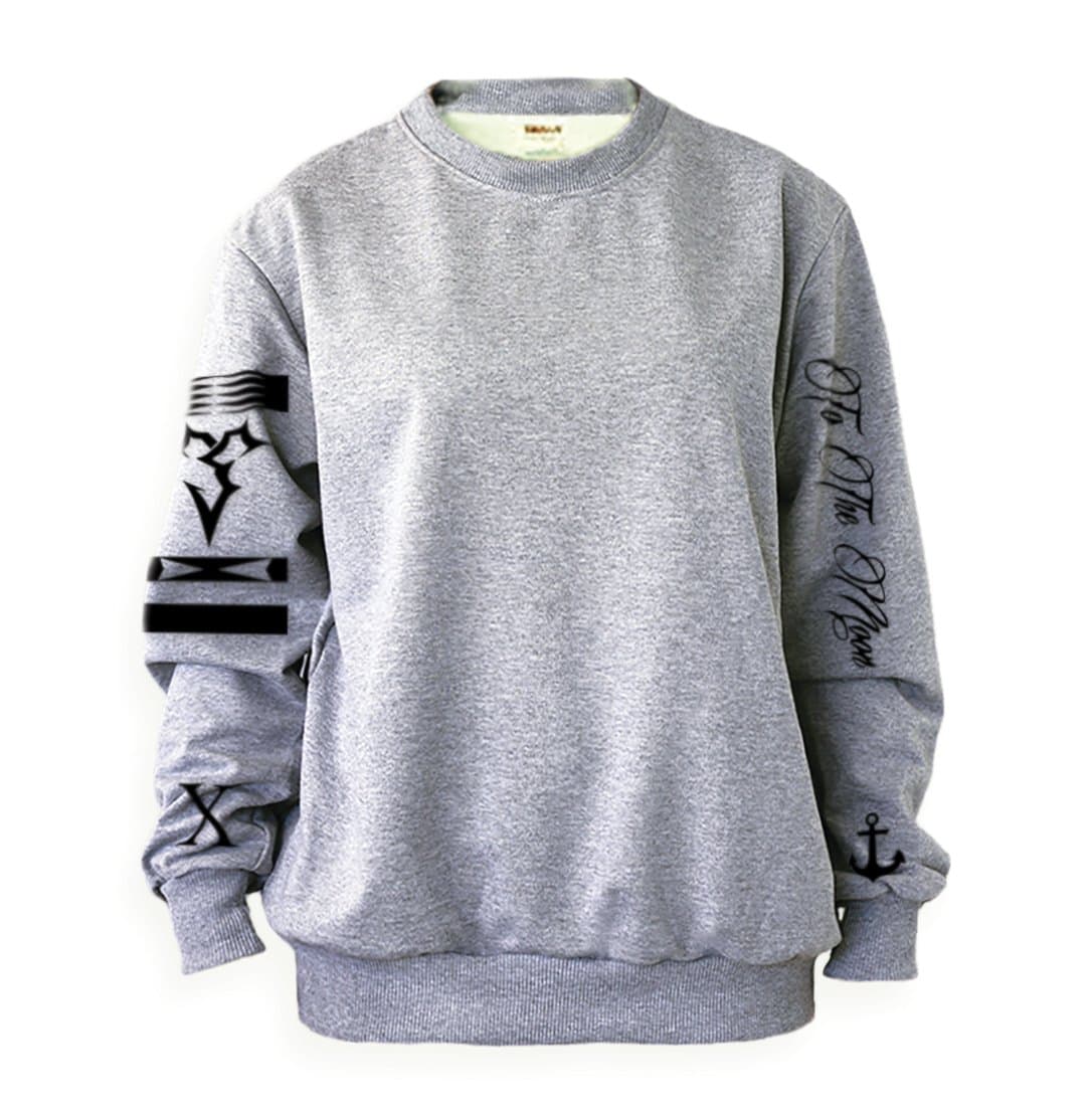 Women's Clifford Tattoos Grey Sweatshirt