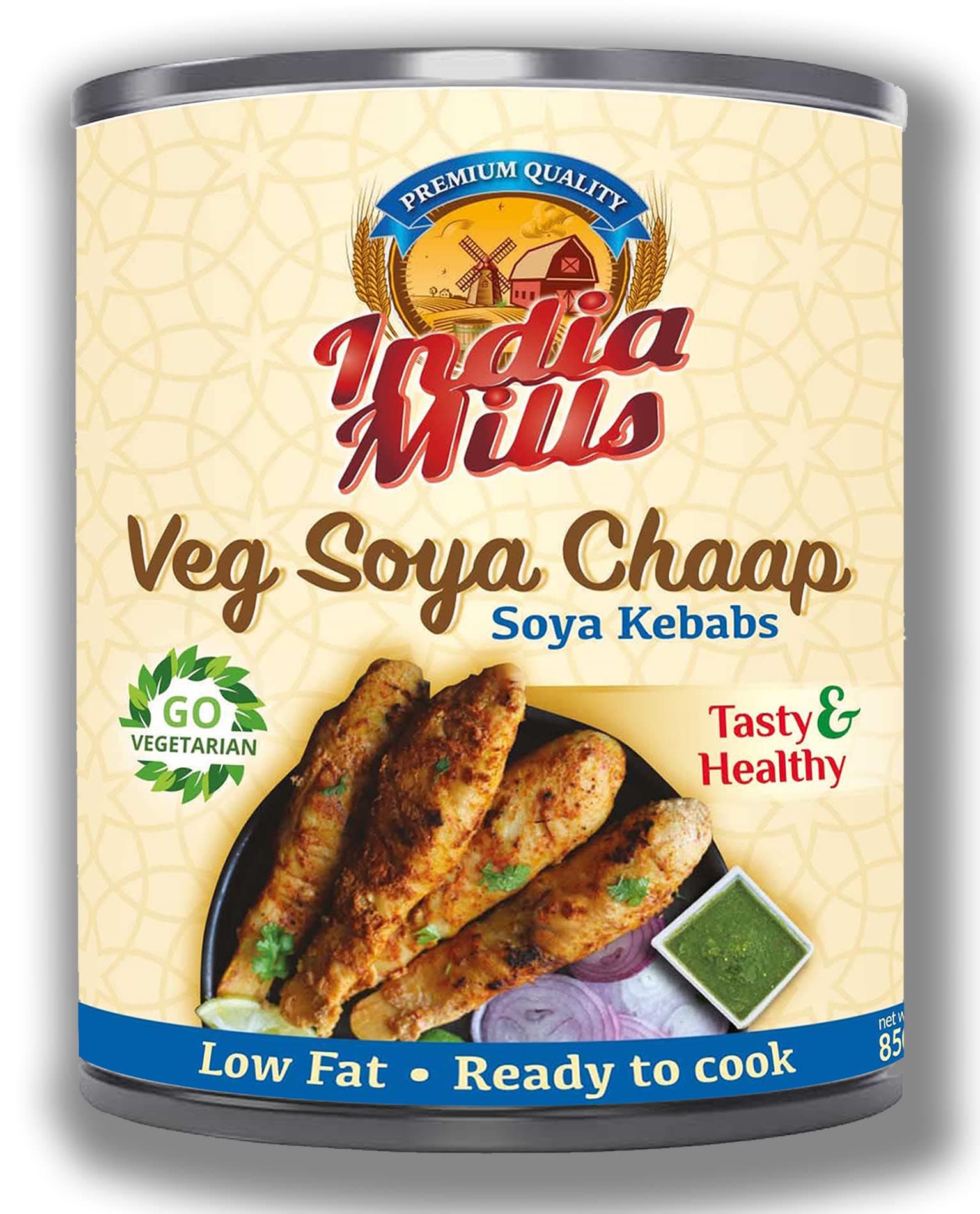 Veg Soya Chaap Kebabs, 850 gm