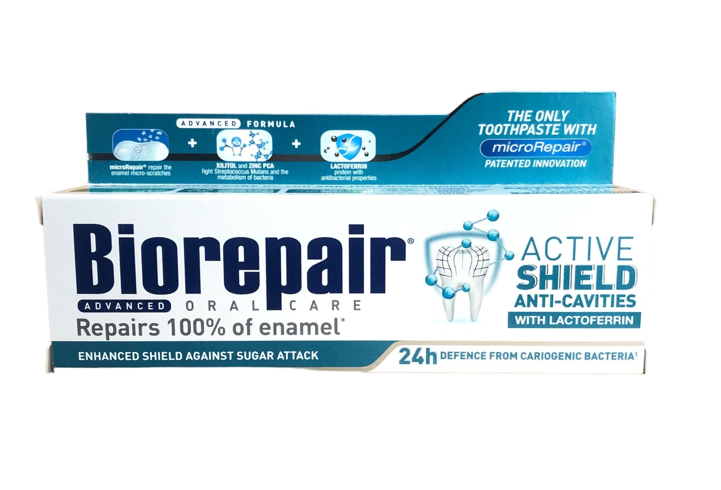 ACTIVE SHIELD Biorepair Toothpaste 75 Ml. Products for teeth and facial