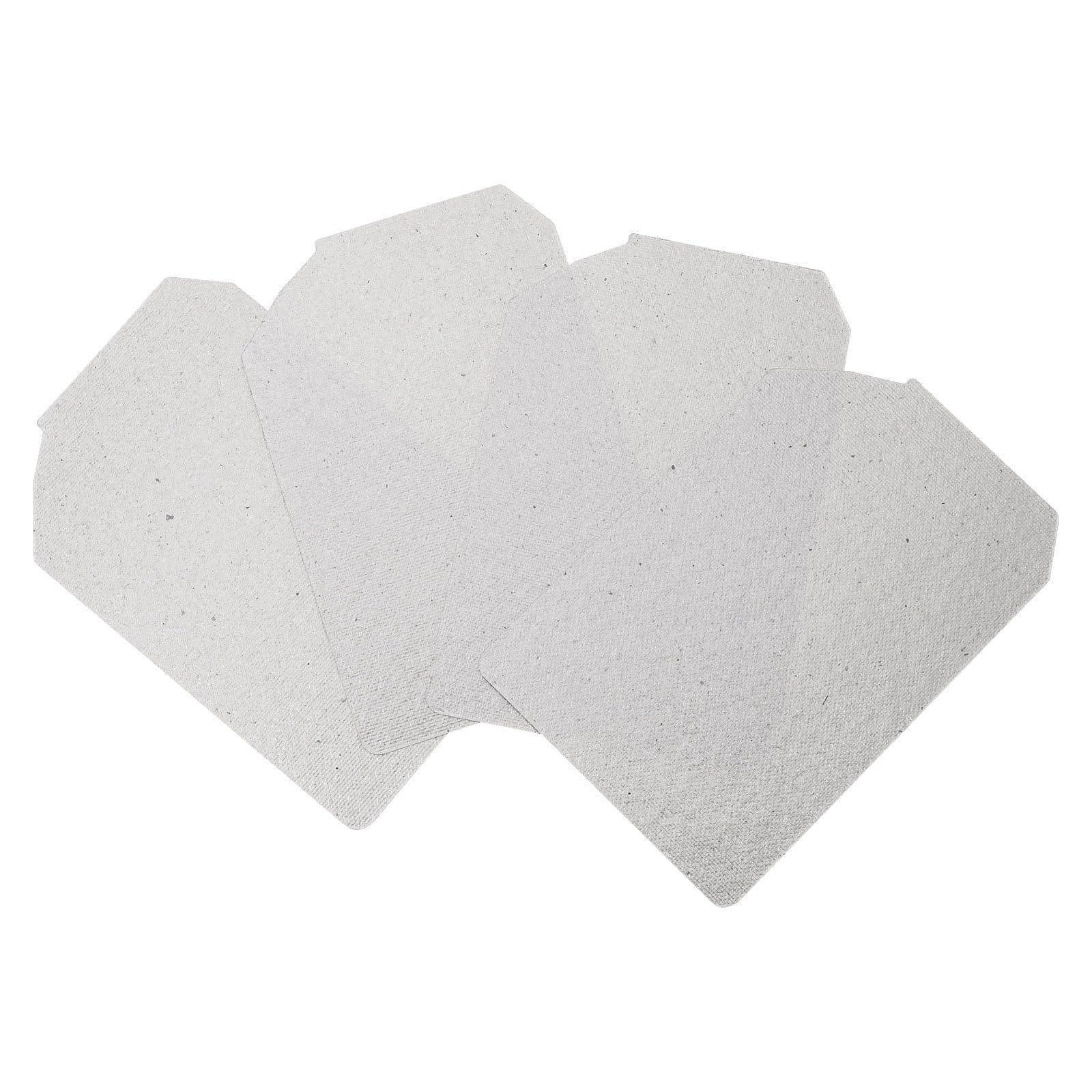 SG Store 4Pcs Waveguide Covers Mica Plates Sheet Microwave Oven Magnetron Protective Cover Repairing Part Compatible with Panasonic 125mm x 84mm
