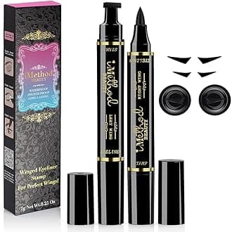 iMethod NEW 2-Pen Winged Eyeliner Stamp - All Eye Shapes, Perfect Wing Cat Eye Liner, Waterproof & Smudge-proof, 8 mm