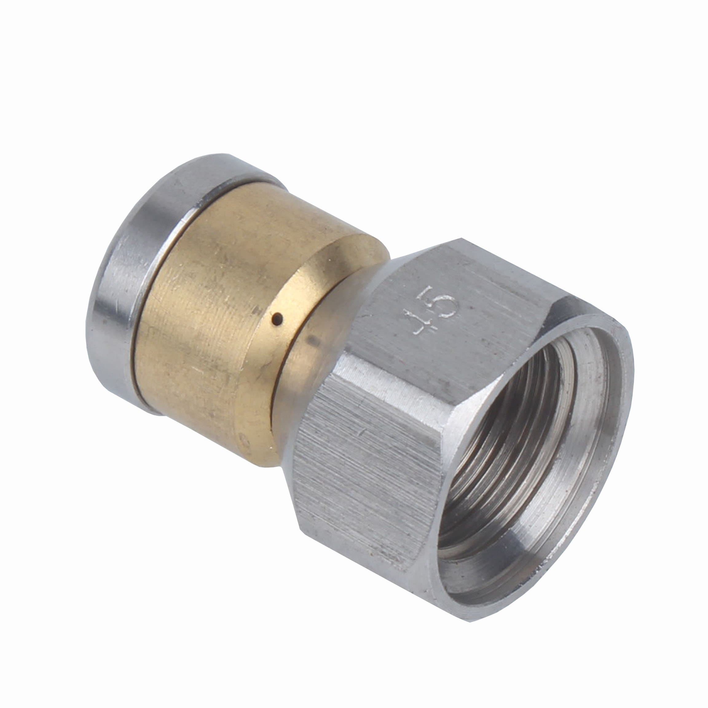 Smartpainter 3/8" Rotating Drain Sewer Jetter Nozzle 3 Rear Facing Jets, Size (4.5)