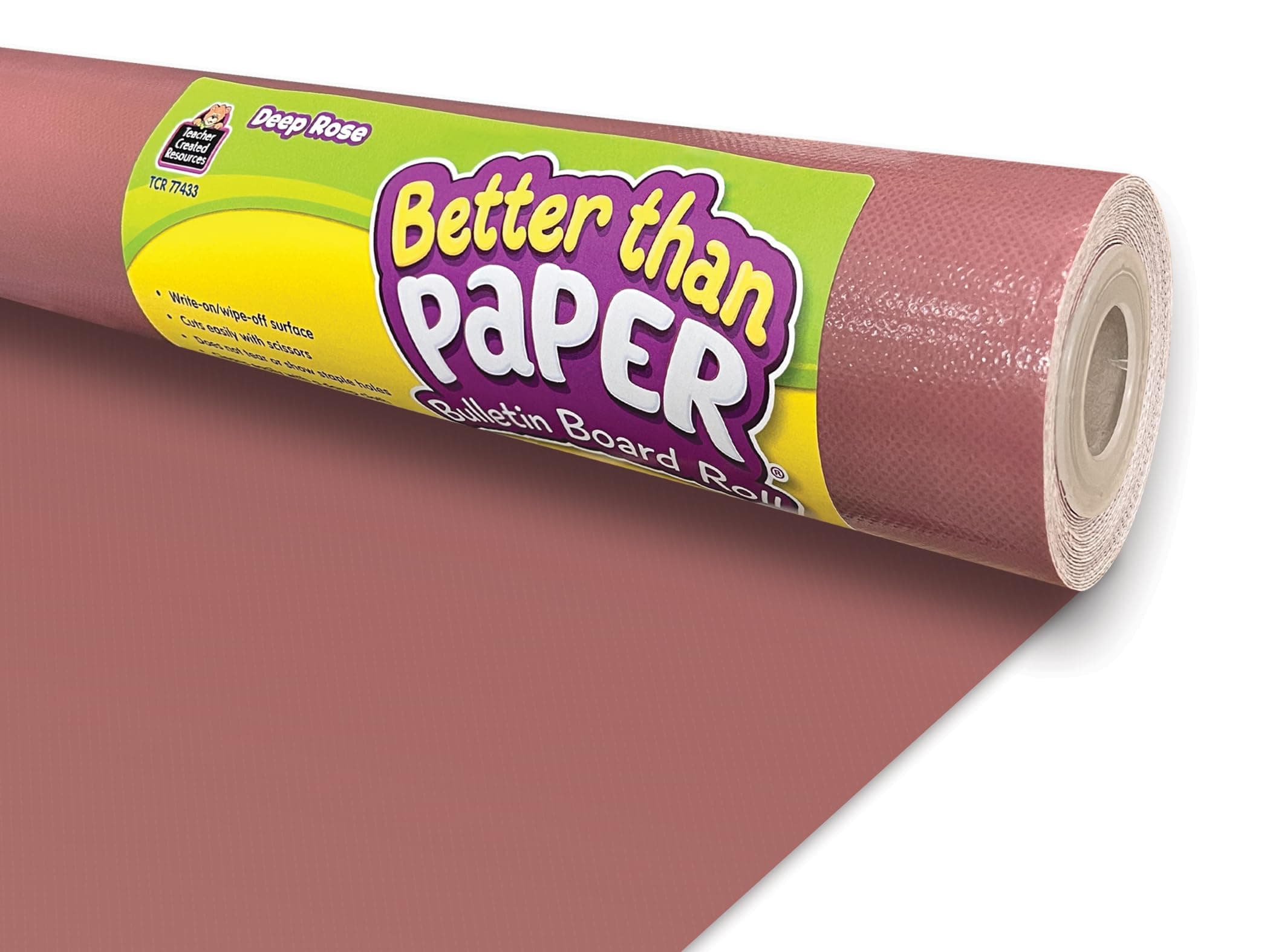 Teacher Created ResourcesDeep Rose Better Than Paper Bulletin Board Roll (TCR77433)