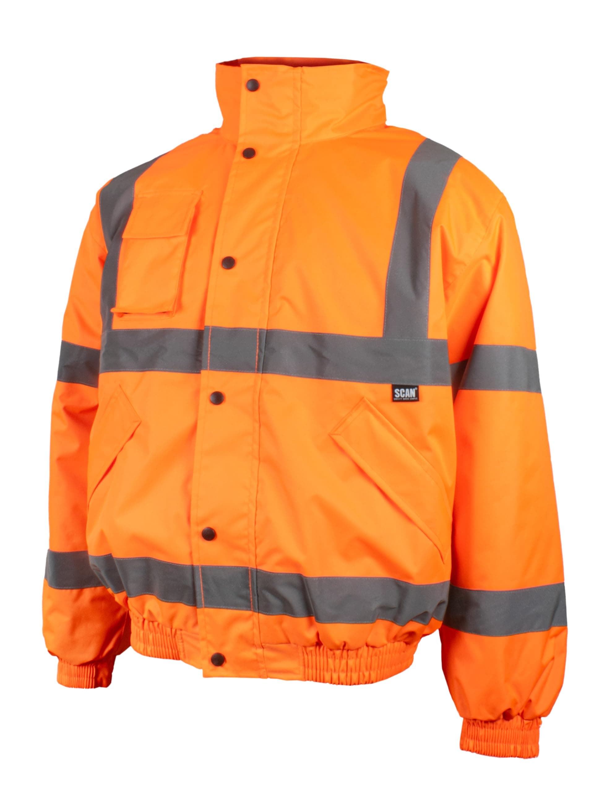 Hi-Vis Bomber Jacket Orange, Railway Standard RIS-3279-TOM