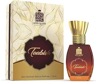 Generic Adil-qadri Taabish Luxury Arabic Fragrance Non-alcoholic Unisex Roll-on Attar Long Lasting Natural Fragrance Perfume for All Occasions (12 Ml/0.4 Fl Oz)