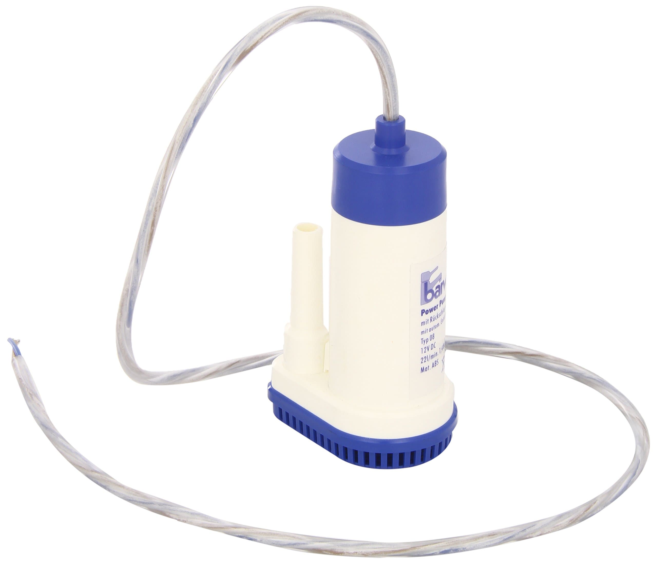 Barwig 300/132-1 High Performance Immersion Pump, 15.3cm x 6.8cm x 5.1cm, 22L Capacity, 12V
