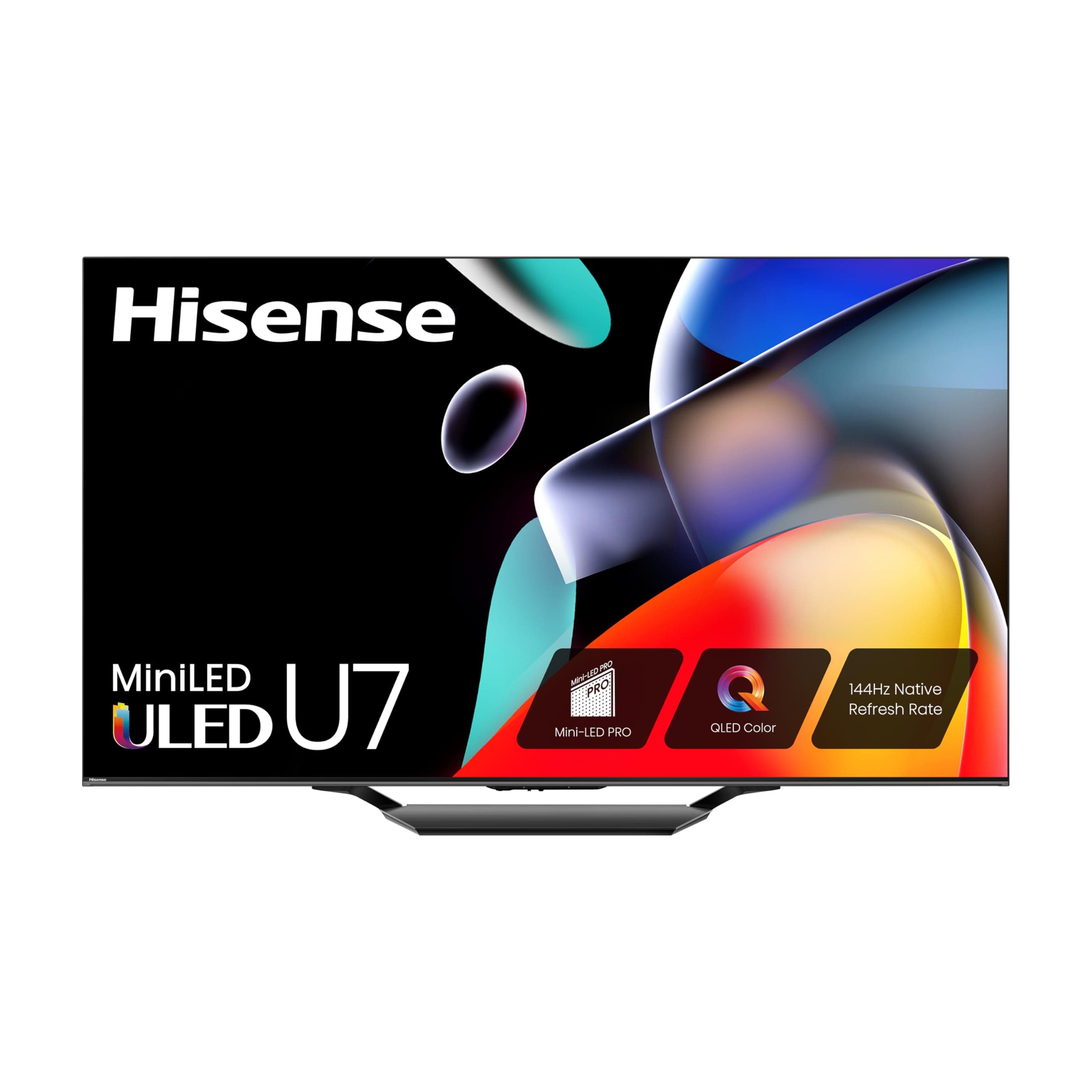 Hisense 85-Inch Class U7 Series Mini-LED ULED 4K UHD Google Smart TV (85U7N) - QLED, Dolby Vision IQ, Dolby Atmos, Full Array Local Dimming, 144Hz Game Mode Pro, VRR, Alexa Compatibility