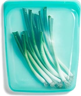 Sthg03 Storage And Boxes , Aqua, Silicone, 1/2 Gallon