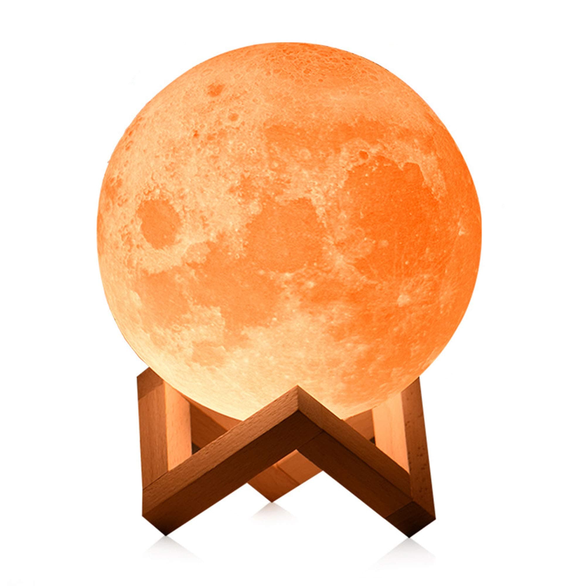 Customized Moon Lamp, 3D Moon Night Light, Personalized Photo & Text Full Moon Lamp, LED Lunar Table Lamp, Kids Lover Birthday Party, 10CM