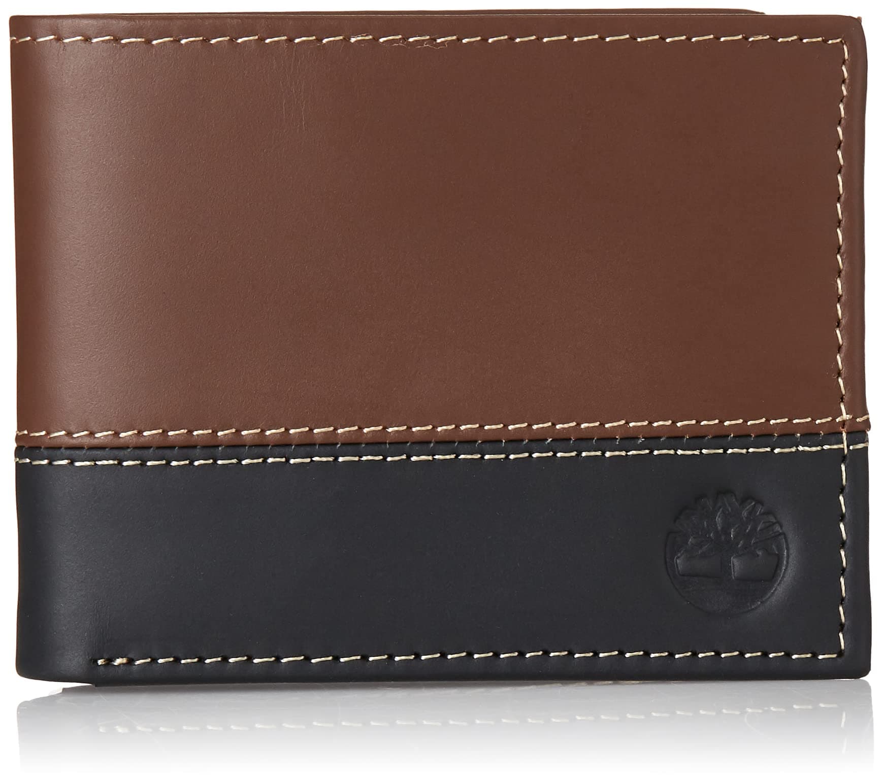 Men's Leather Passcase Bifold Wallet Hybrid