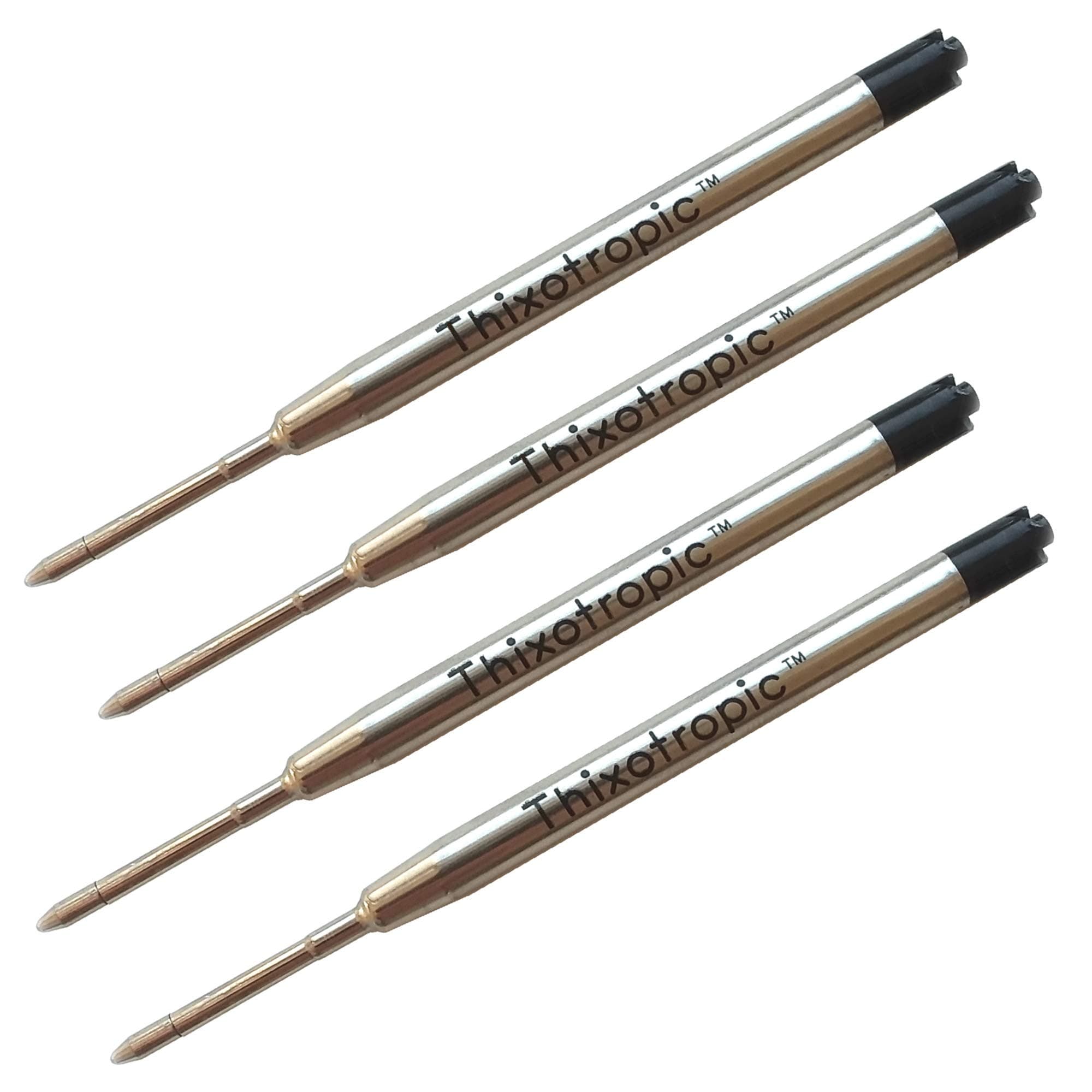 Ink Refills, 4 Pack, Parker-Style for Super Big Fat Pens (Blue)