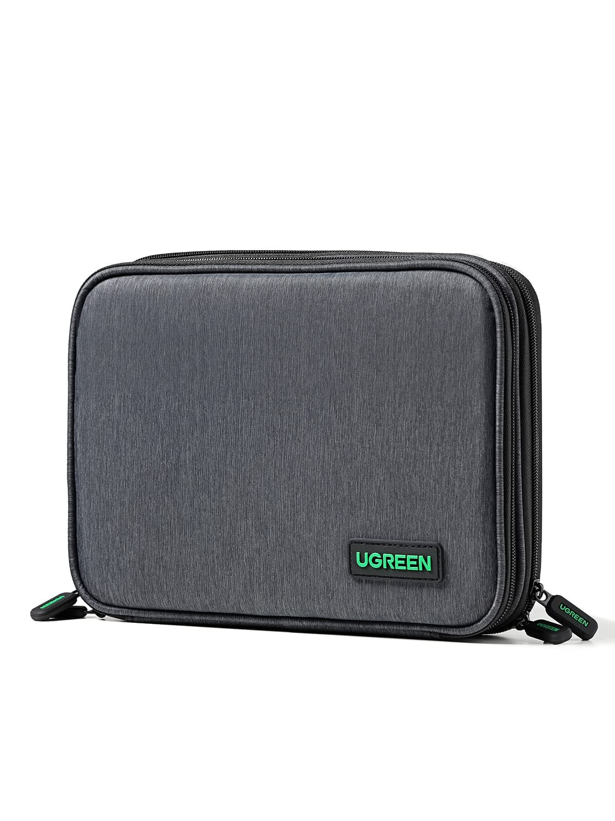 UGREEN Electronic Organizer Travel Cable Gadget Wire Accessory Storage Bag with Double Layer for Hard Drive, iPad Mini, PowerBank, Charger, Earphone, U Disk, SD Card