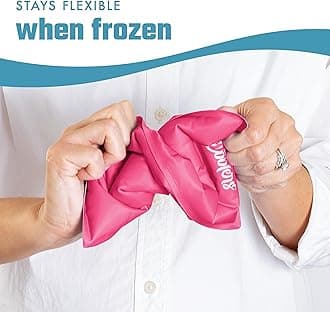 Cool Coolers 2 Pack Soft Ice Packs for Cooler, Flexible Stretch Nylon, Lunch Box Ice Packs, Ice Packs for Lunch Boxes, Large Reusable Freezer Packs, by Fit & Fresh