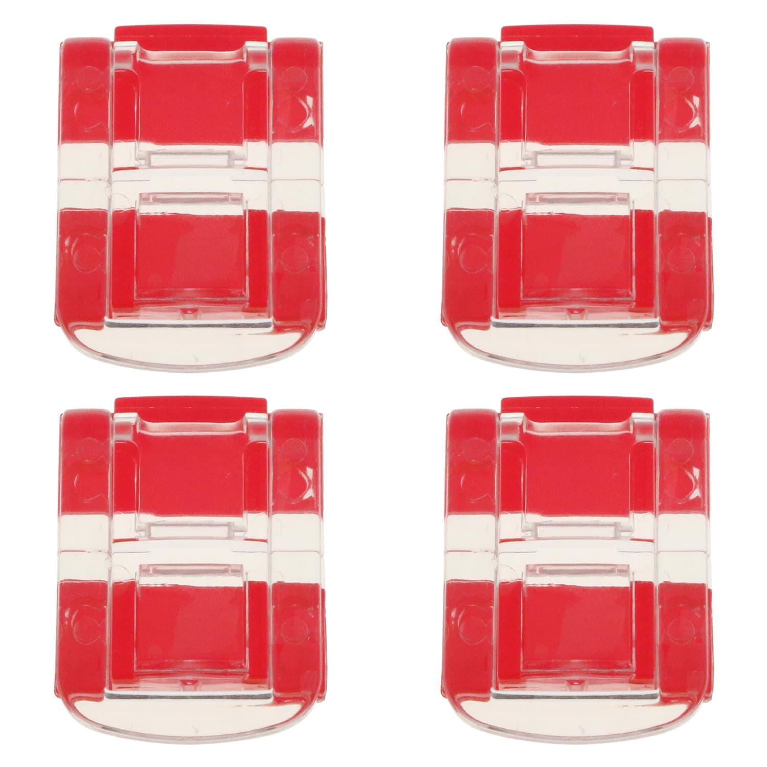 4PCS Clear Acrylic Lock Hasp Buckles Mini Hinge Hasp Clear Box Hinge Latch Hasp Lock Mini Acrylic Clasp Hasp Latch