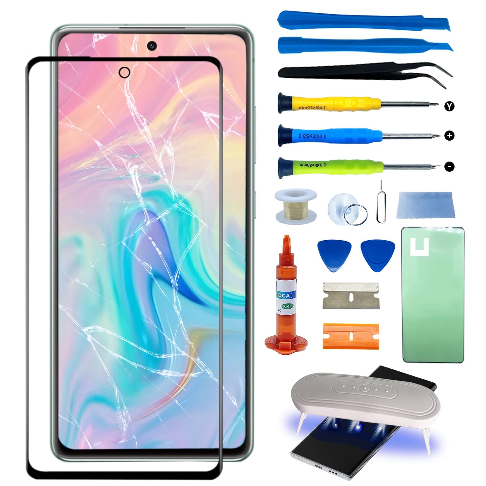 For S20 FE Front Glass Replacement