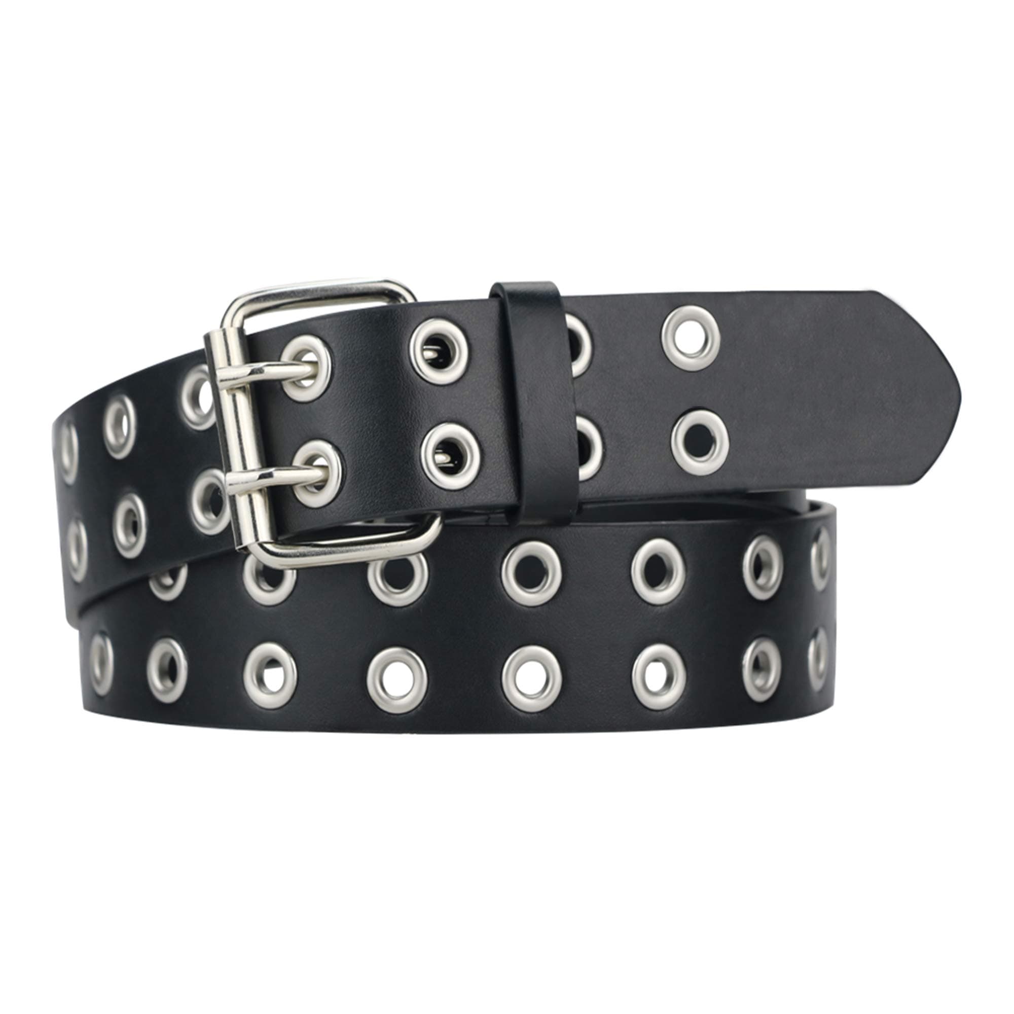 Grommet Leather Belt
