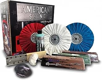 American Shine Complete Metal Polishing Kit - Aluminum Polishing Kit Made for Deep Restoration of Trailers, Wheels, Boats, & More