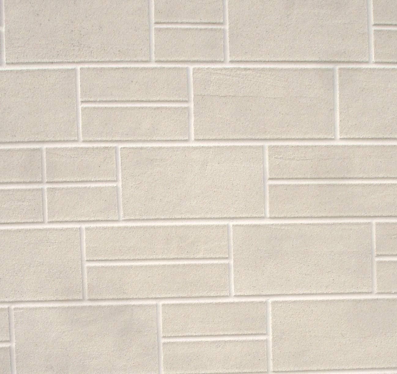 ELASTOLITH 815 Mosaico Granito Flexible Facing Brick, Matte White, Verschiedene Formate