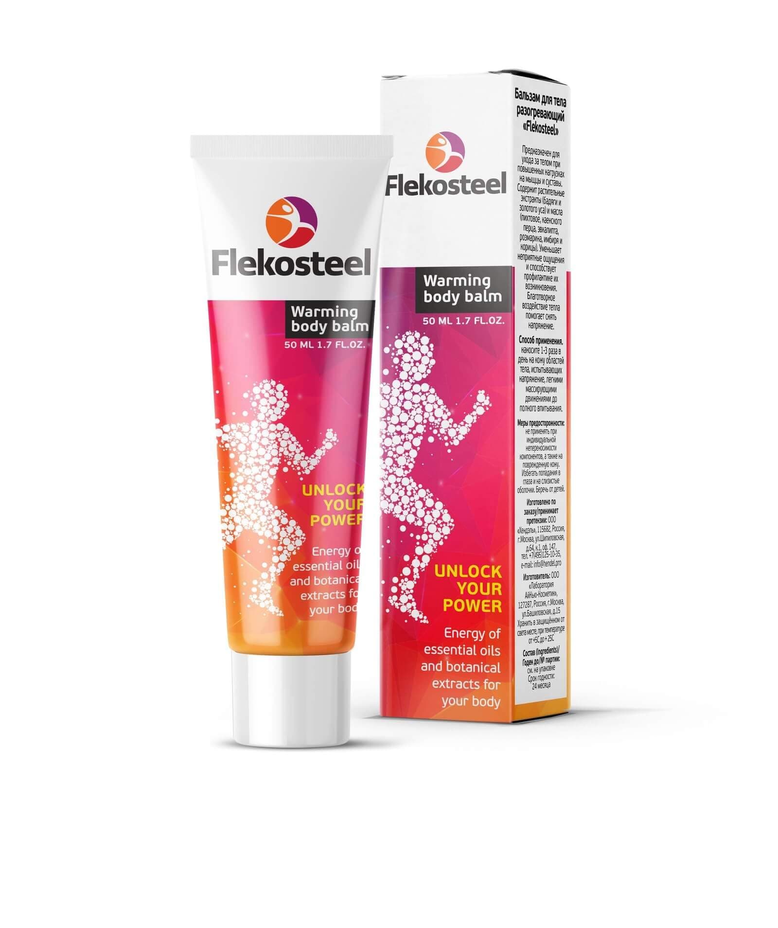 Flekosteel Warming Body Balm (10x50ml)