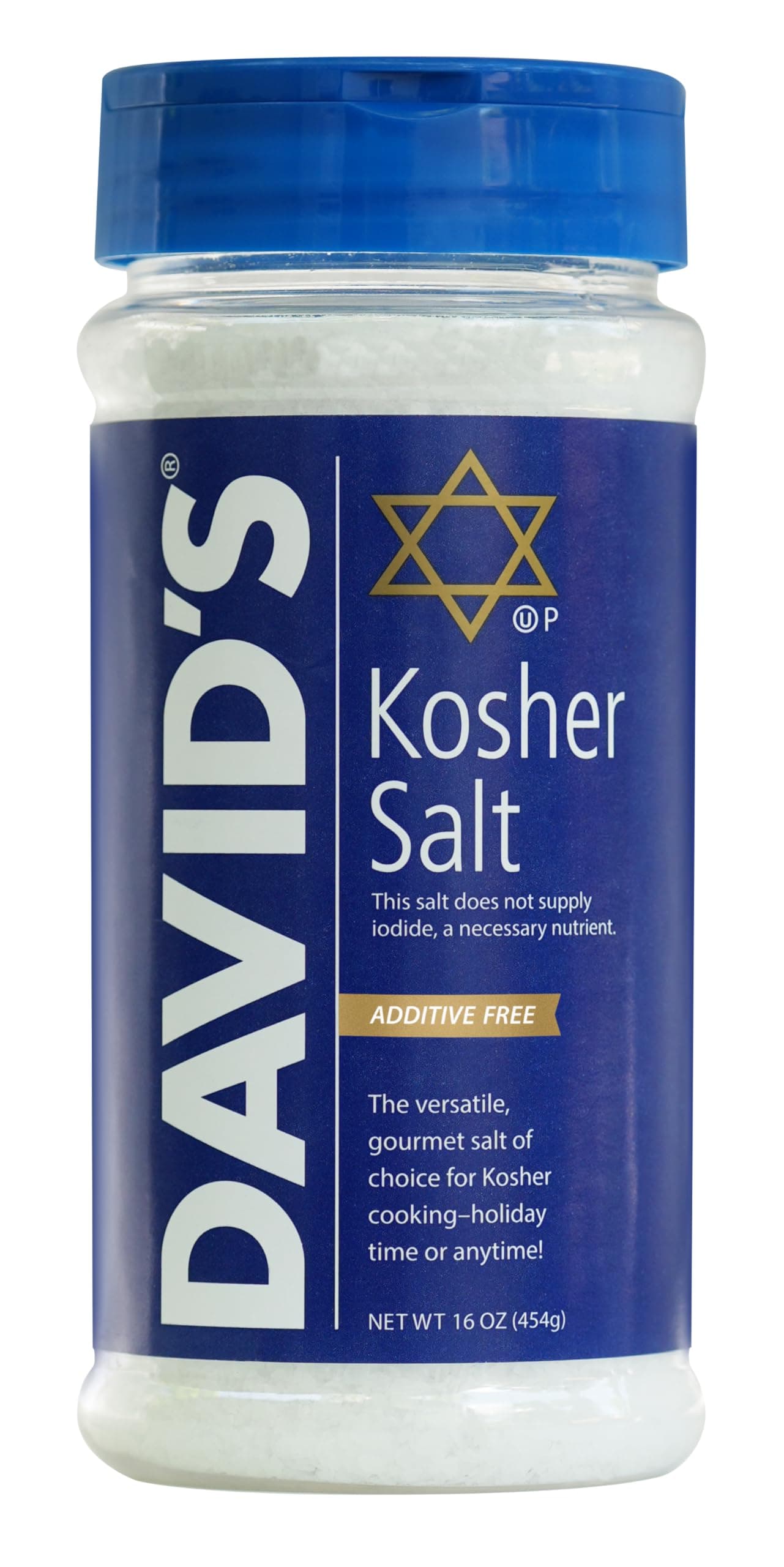 DAVIDS Kosher Salt, 16 OZ