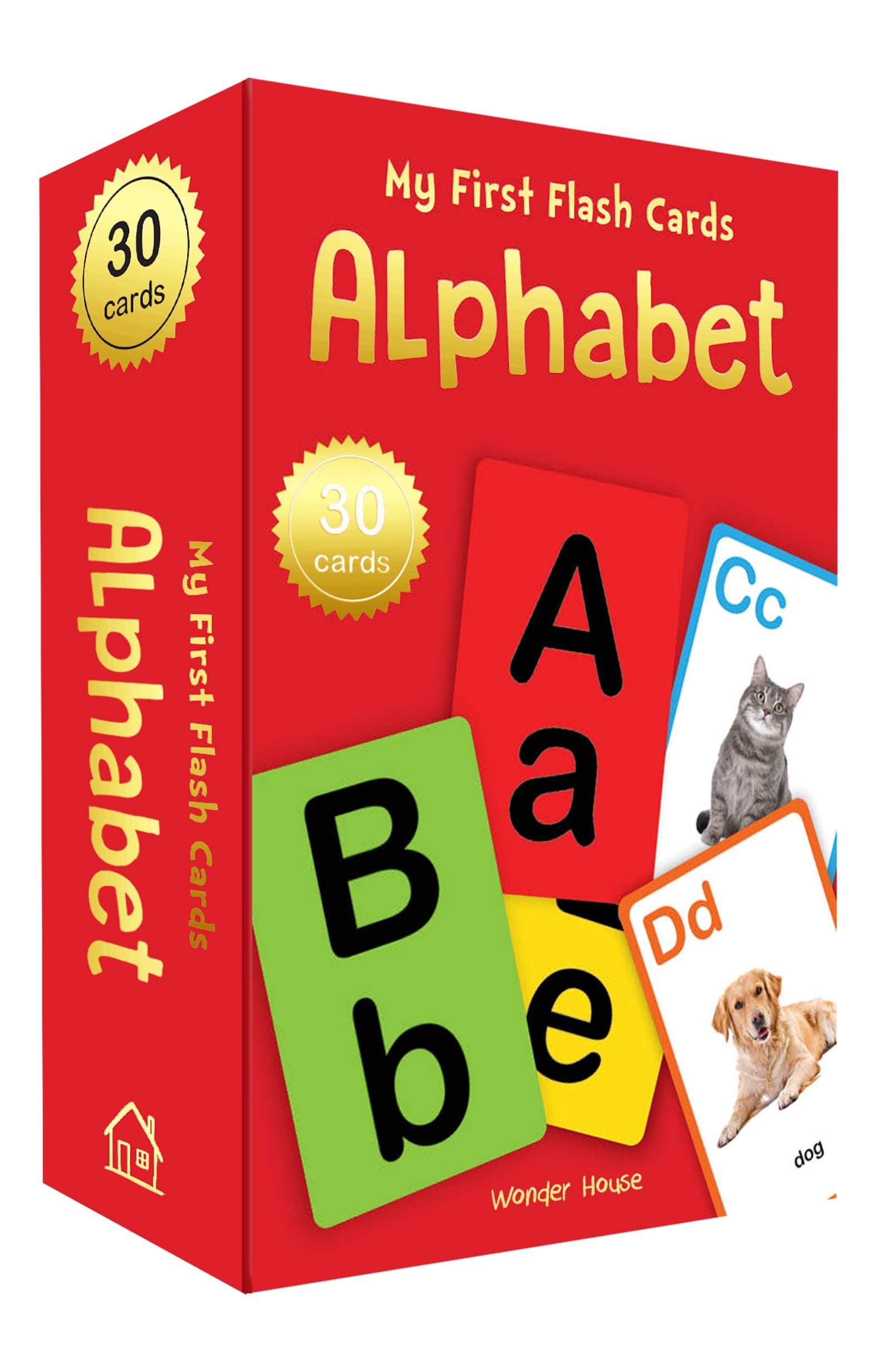 My First Flash Cards Alphabet: 30 Early Learning Flash Cards For Kids
