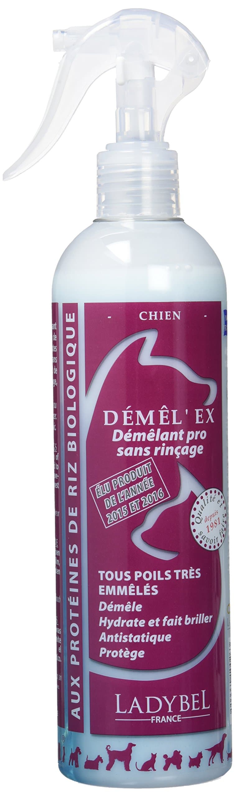 ladybel démêl' EX Detangler, 400 ml