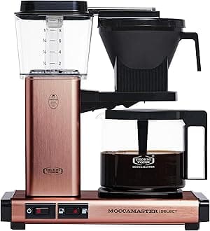 MoccamasterCD Copper Overflow Coffee Maker KBG 741 Select